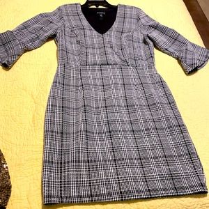 Black and White plaid dress